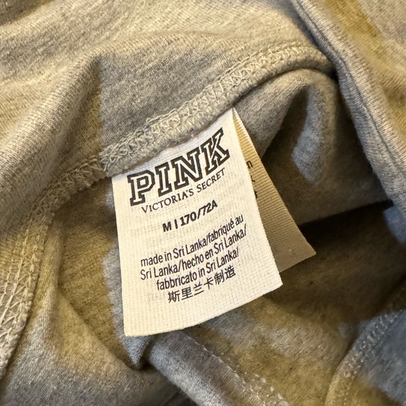 PINK Victoria's Secret Long Sleeve Tee and leggings set size small medium - Picture 3 of 3